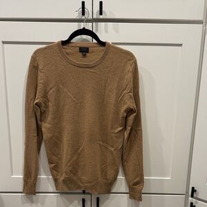 J. Crew Men's Tan/Brown Crewneck Sweater